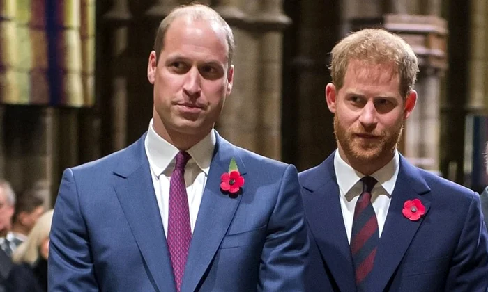 William și Harry în tinerețe jpg