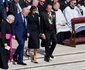 Donald Trump și Melania Trump la funeraliile Papei Francisc. FOTO: Profimedia