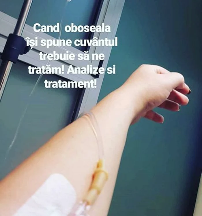 Oana Roman a avut nevoie de îngrijire medicală