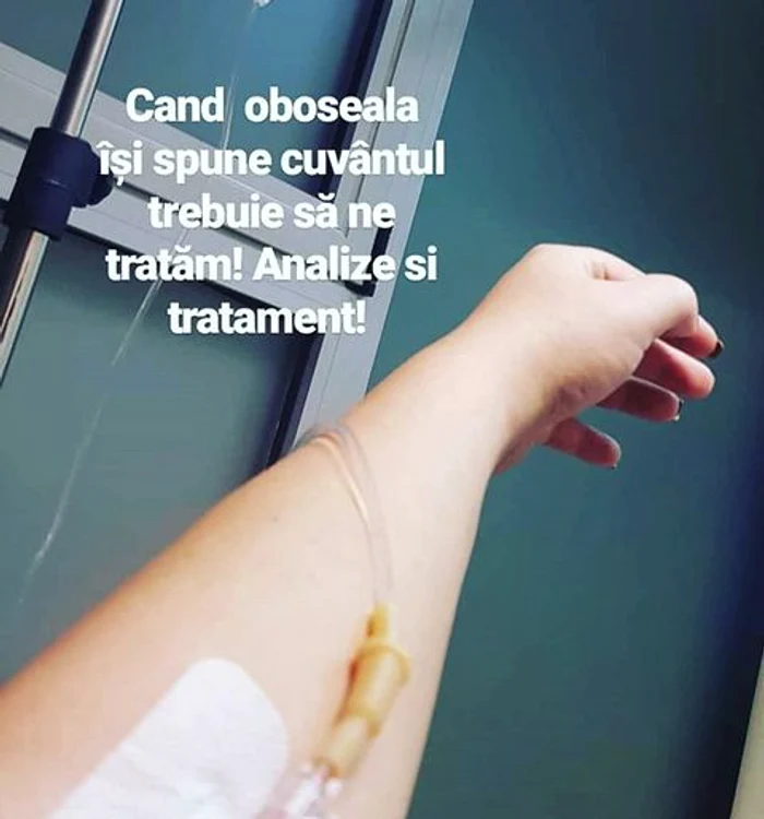 Oana Roman a avut nevoie de îngrijire medicală 