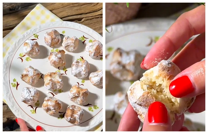 Rețeta simplă și delicioasă de biscuiți / FOTO: Colaj captură video TikTok