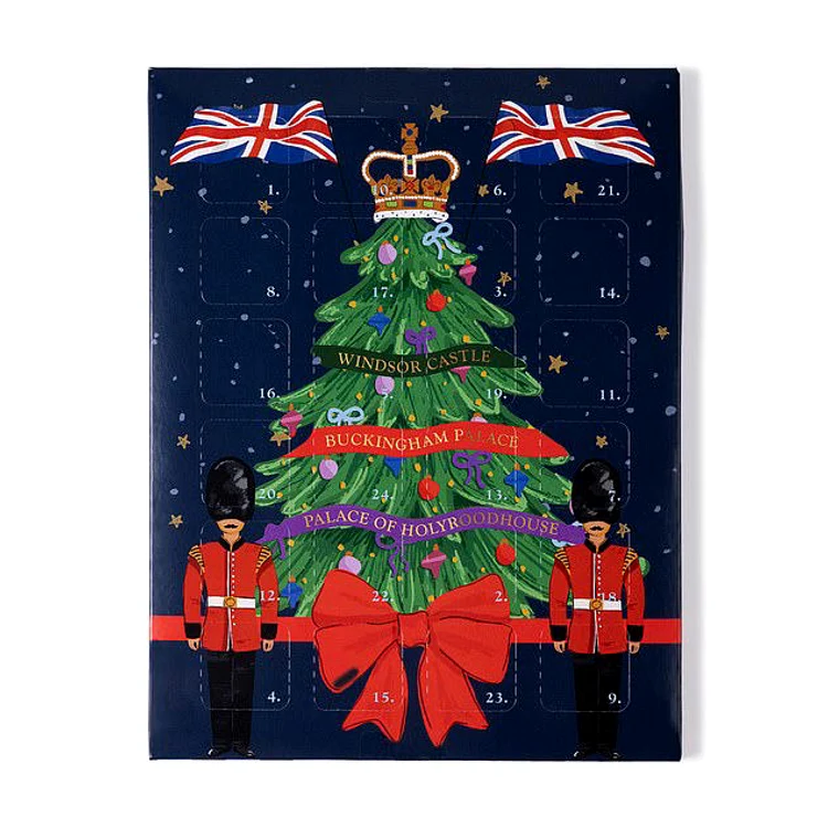 Calendarul de Advent al magazinului regal de la Palatul Buckingham.