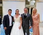 Marian Drăgulescu şi iubita lui, Simona, la nunta lui Bogdan Jianu cu Cătălina Ponor