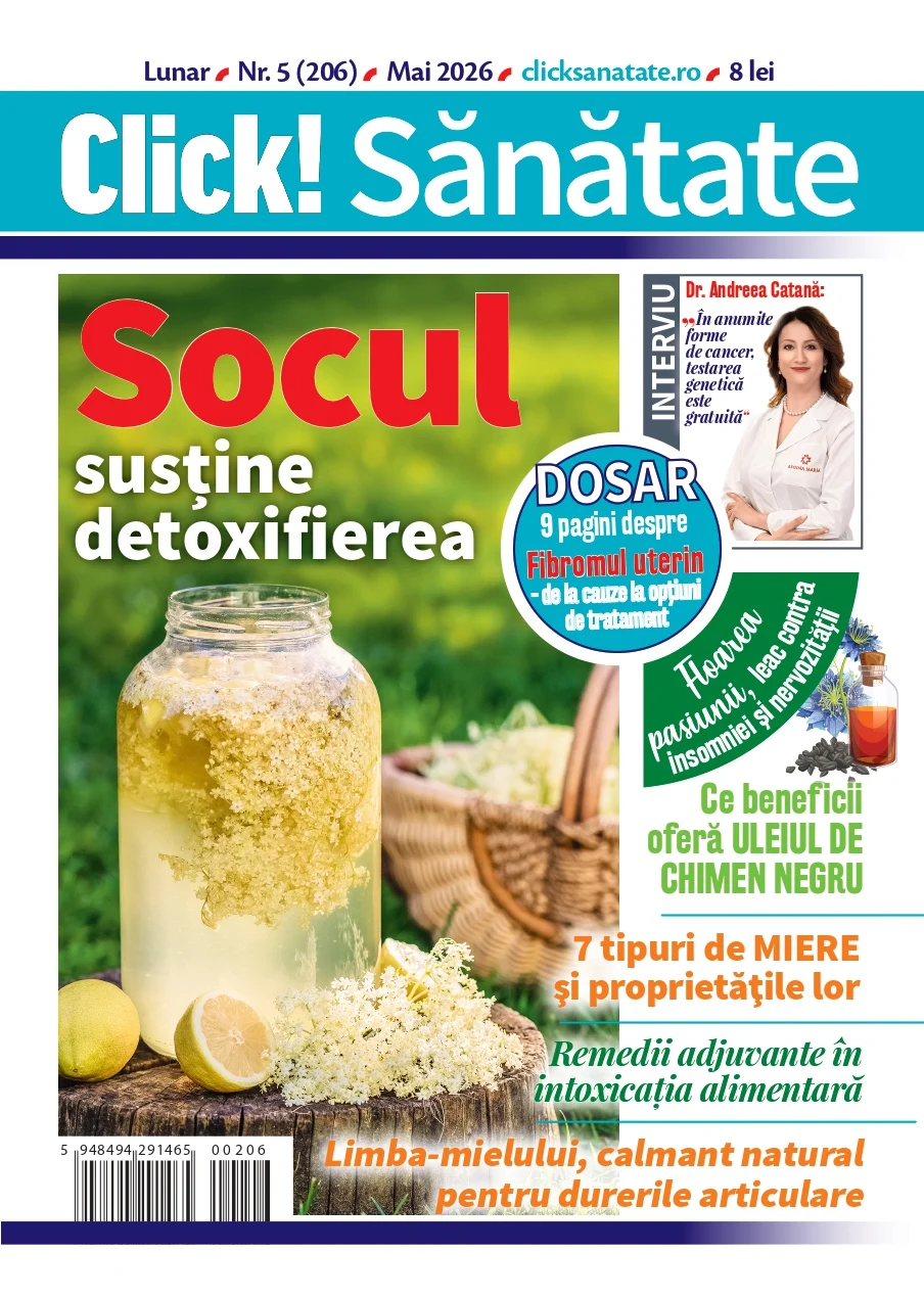 A apărut numărul de mai al revistei Click!Sănătate!