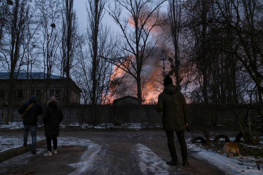 Ucraina atacată cu drone în cursul nopții de către Rusia