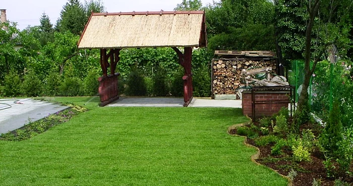 Gazonul înfrumusţează aspectul oricărei curţi. FOTO ideidesign.ro