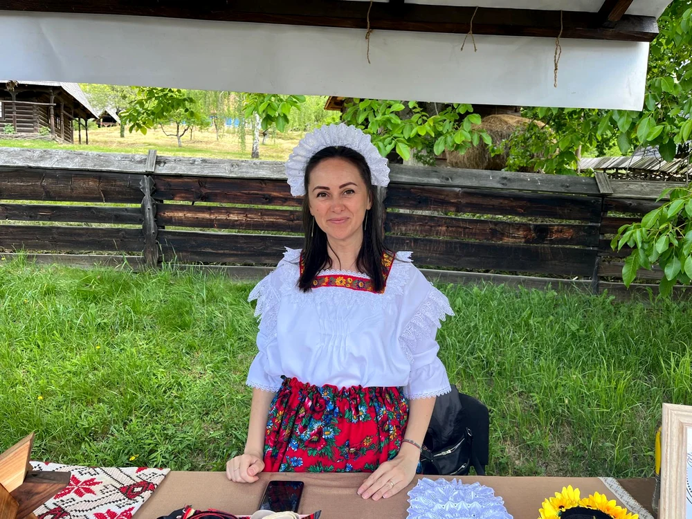 Roxana Foriș, meșter popular FOTO Angela Sabău