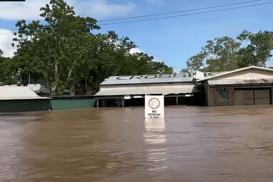 Comunități din vestul Australiei, izolate de inundații fără precedent VIDEO