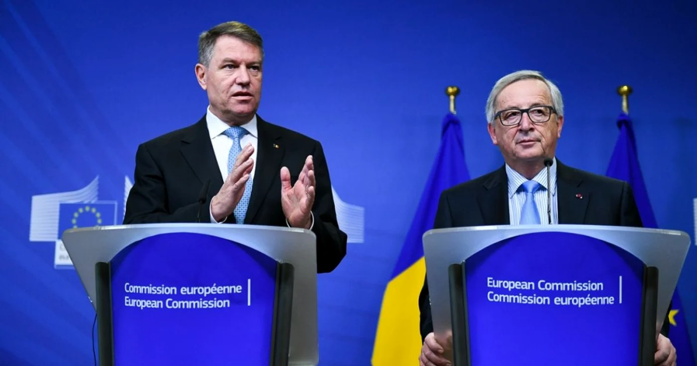 Klaus Iohannis şi Jean-Claude Juncker FOTO presidency.ro
