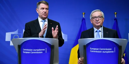 Klaus Iohannis şi Jean-Claude Juncker FOTO presidency.ro