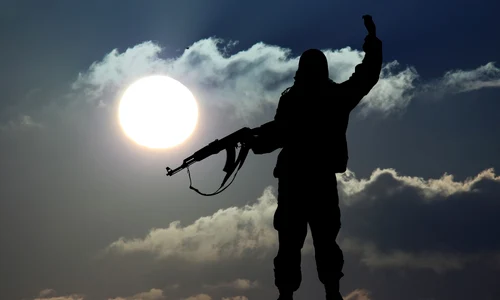 militii soldat orientul mijlociu apus arma terorist foto shutterstock