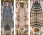 Panorame verticale - tehnică unică executată de fotograful american Richard Silver - ale catedralelor din Ilinois - Canada şi New York Sursa richardsilverphotos com