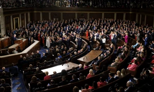 Donald Trump, discurs în Congres FOTO Profimedia 