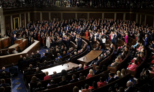 Donald Trump, discurs în Congres FOTO Profimedia 