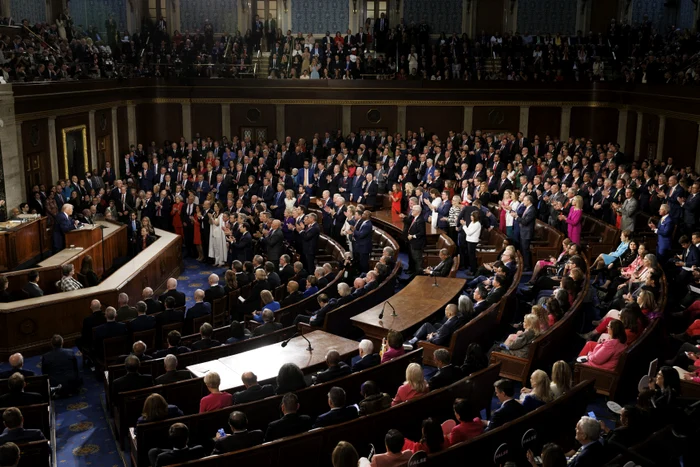 Donald Trump, discurs în Congres FOTO Profimedia