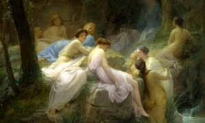 Charles François Jalabert   Nymphs Listening to the Songs of Orpheus   Walters 3737 jpg