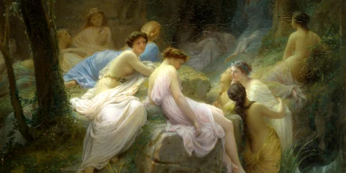 Charles François Jalabert Nymphs Listening to the Songs of Orpheus Walters 3737 jpg
