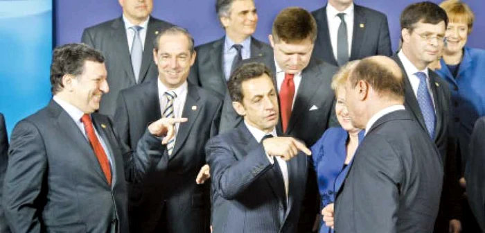 Semnale că președintele francez, Nicolas Sarkozy (centru) se va opune aderării României la Schengen au existat încă de-acum câteva luni