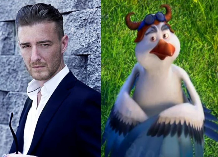 Mihai Chițu și-a „împrumutat” vocea unui personaj din animația „Un lup printre oi”colaj: Click!