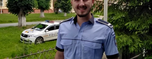 Florentin agentul de poliţie de la Poliţia Dumbrăveni - Sibiu elementul cheie în prinderea unei reţele de hoaţe Foto FB Poliţia Sibiu