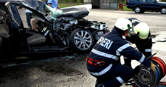 Şoferul a murit la scurt timp după accident. ARHIVĂ.