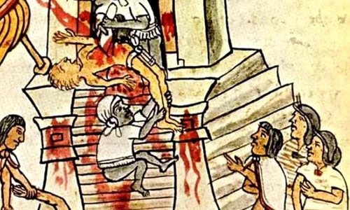 Arheologii au descoperit rămăşiţele unui sacrificiu uman al aztecilor jpeg