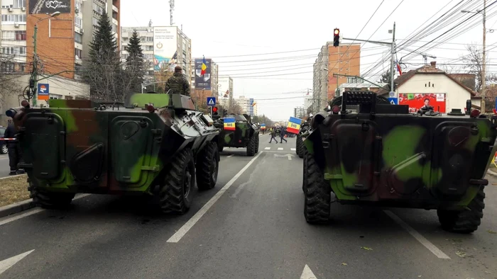 Parada militară de Centenar la Timişoara FOTO Ş.Both