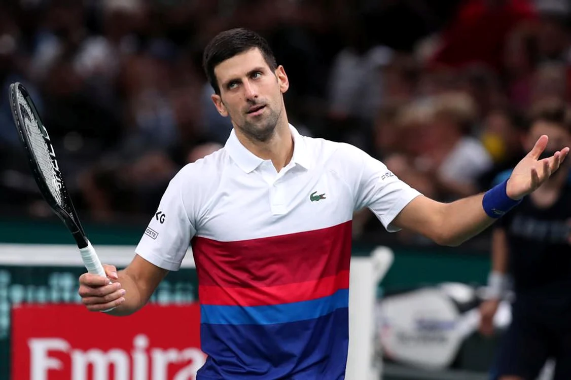 Djokovic, moment comic