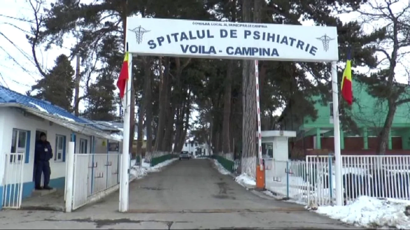 intrare spitalul Voila, Câmpina