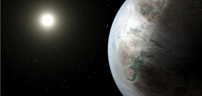 Aşa îşi imaginează un artist exoplaneta Kepler 452b