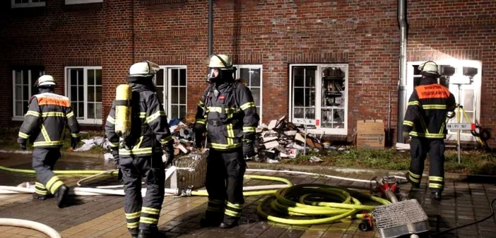 Noul atentat terorist a vizat ziarul Hamburger Morgenpost în Hamburg Germania. FOTO AFP