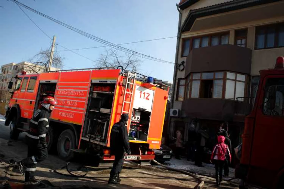 Incendiul a izbucnit la parterul vilei