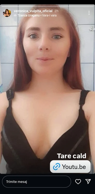 Cea mai recentă apariție a Veronicăi / Foto: captură Instagram