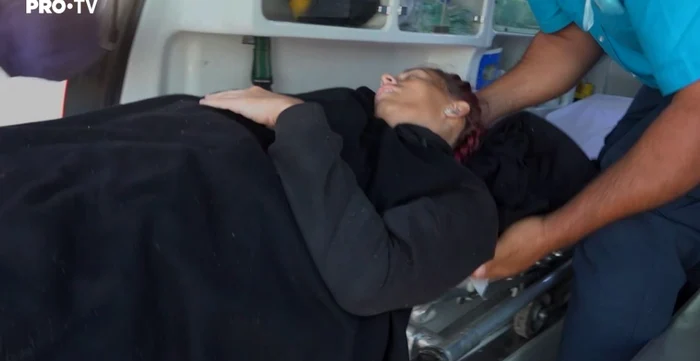 Ramona Crăciunescu a fost dusă la spital, după ce a leşinat foto: Pro TV