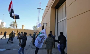 Ambasada SUA din Irak atacată / FOTO AFP / 31 dec 2019