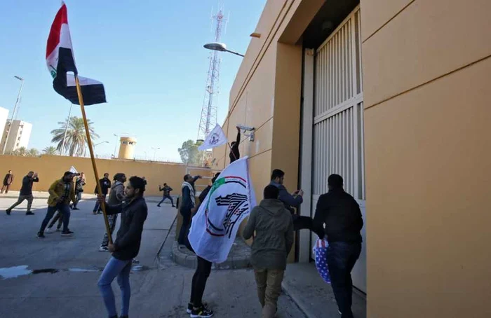 Ambasada SUA din Irak a fost atacată în 2019. FOTO AFP