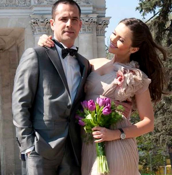 Mădălin Ionescu şi Cristina Şişcanu sunt căsătoriţi de doi ani FOTO: Arhiva personală