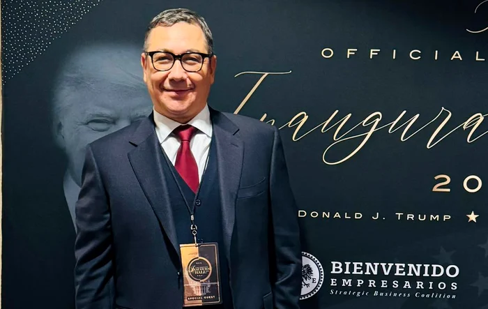 Ponta a fost prezent la ceremonia de inaugurare a lui Donald Trump Foto: Victor Ponta/Facebook