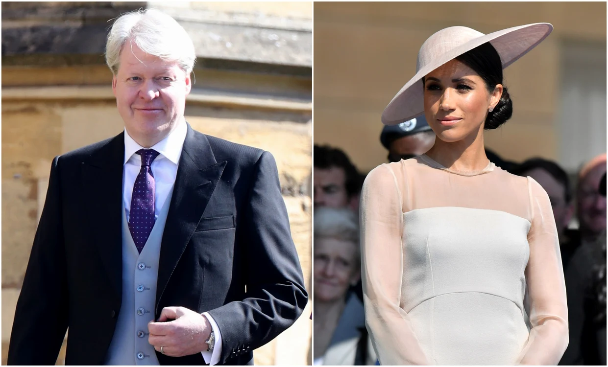 Charles Spencer și Meghan Markle.