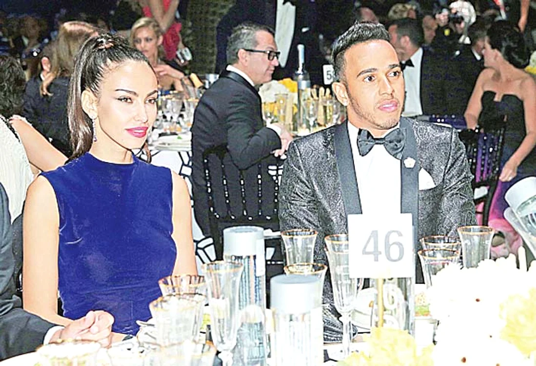Mădălina şi Lewis Hamilton
