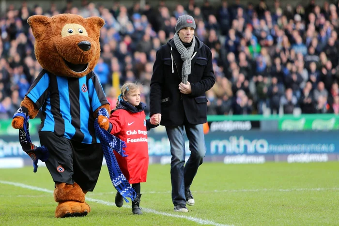 Lorenzo Schoonbaert, la ultimul meci pe arena lui FC Bruges. FOTO: http://clubbrugge.be/fr