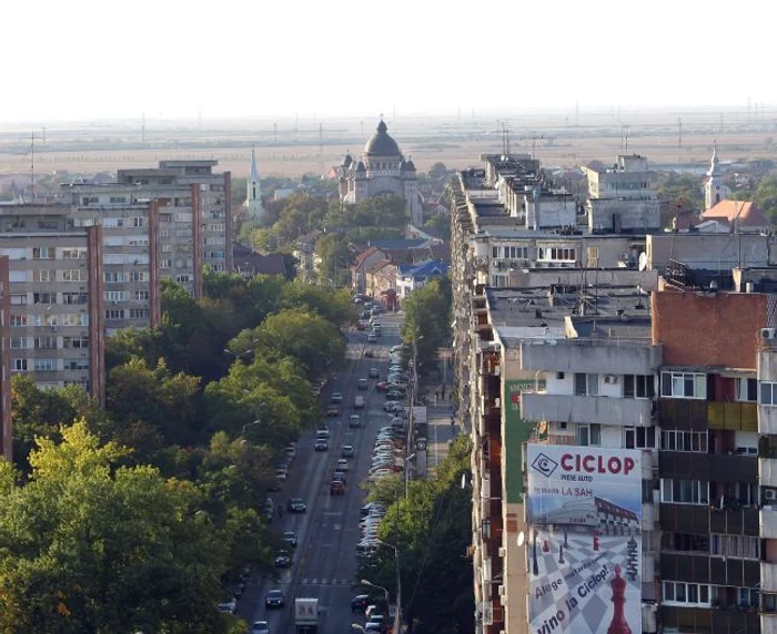 Panorama de pe clădirea "Fructus"