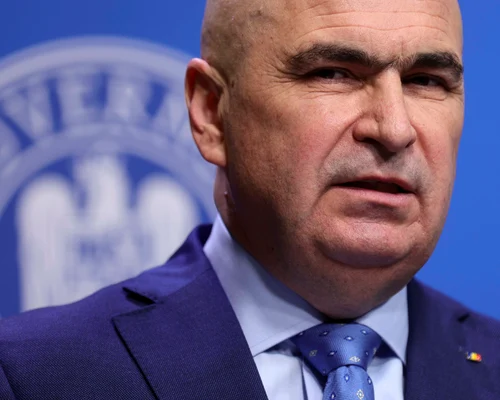Ilie Bolojan susține o conferință de presă despre al doilea pachet de măsuri fiscale și reforme. FOTO Inquam Photos / Octav Ganea