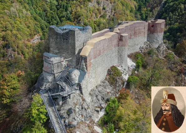 Cetatea Poienari (foto: Consiliul Județean Argeș)