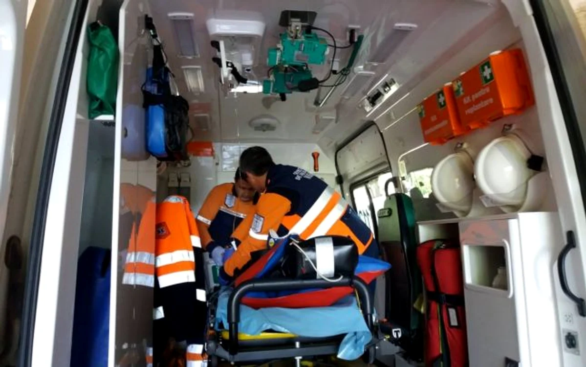 Copilul a fost transferat la un spital din Bucureşti FOTO: arhiva