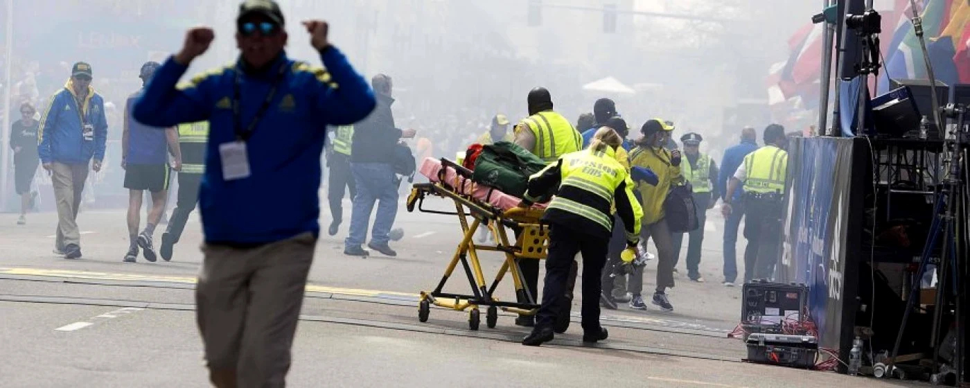 Atentatul terorist din Boston FOTO AFP 
