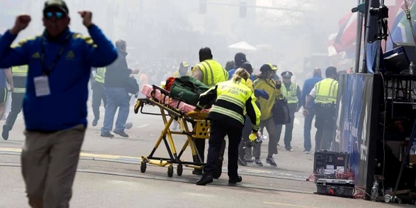 Atentatul terorist din Boston FOTO AFP 
