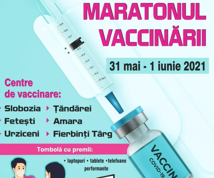 Vaccinare cu premii în Ialomiţa FOTO CJI