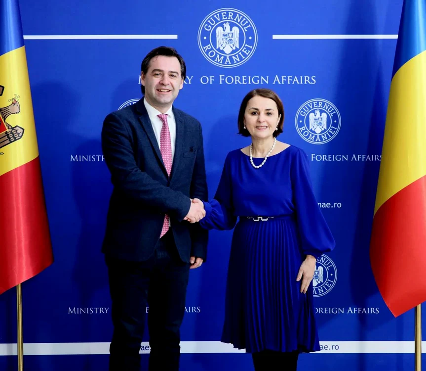 Cei doi miniștri de Externe au avut o întrevedere la București. FOTO: Facebook