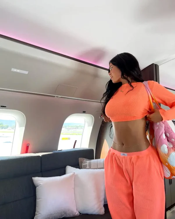 kylie jenner private plane2 jpg